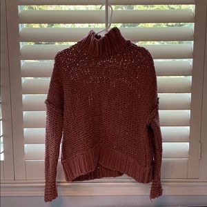 Free People Knit Turtleneck Sweater